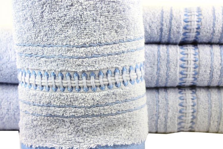 Махровое полотенце хлопок  Pacific голубое LightHouse Турция