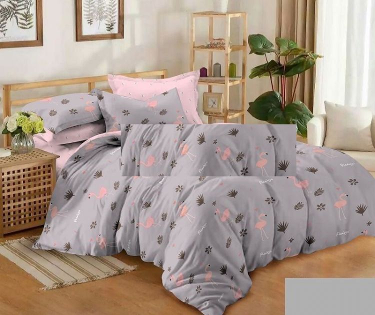 Комплект постельного белья Малый фламинго сатин