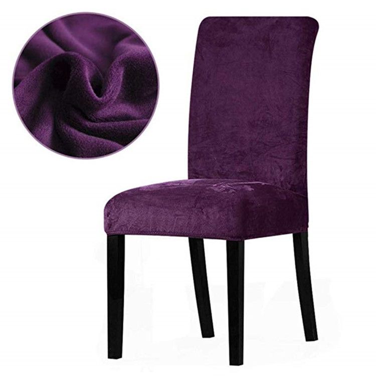 Чехол на кухонный стул 45х65 purple микрофибра