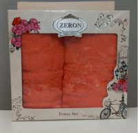 Набор полотенец хлопок Zeron оранжевый
