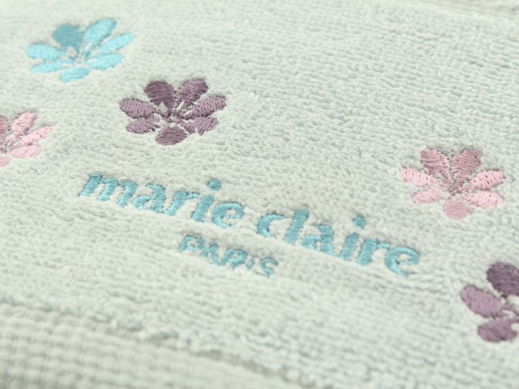 Полотенце Marie Claire FLORALE голубое