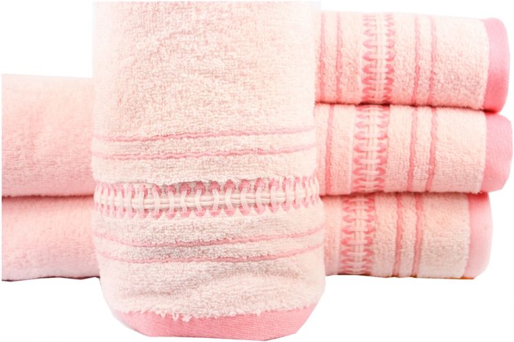 Махровое полотенце Pacific розовое LightHouse Турция