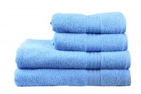 Махровое полотенце RAINBOW голубое Hobby