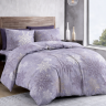 Комплект постельного белья бязь Снежинки лиловые Комплект постельного белья бязь Снежинки лиловые