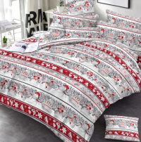 Комплект постельного белья бязь Снеговички