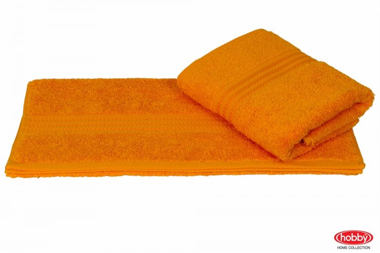 Махровое полотенце RAINBOW оранжевое для женщин