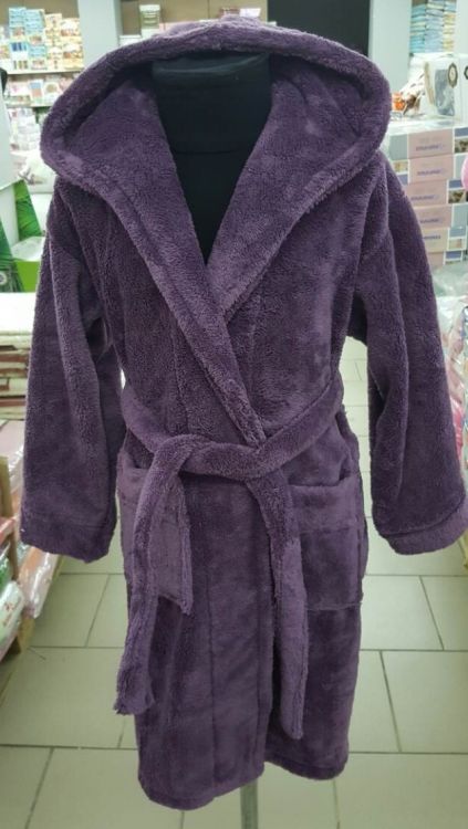 Детский халат микрофибра Zeron фиолетовый