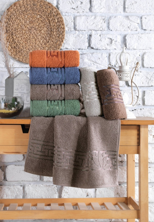 Набор полотенец Gulcan Cotton (6 шт) Simli Grek, хлопок
