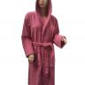 Женский халат Arya с капюшоном Miranda Soft розовый