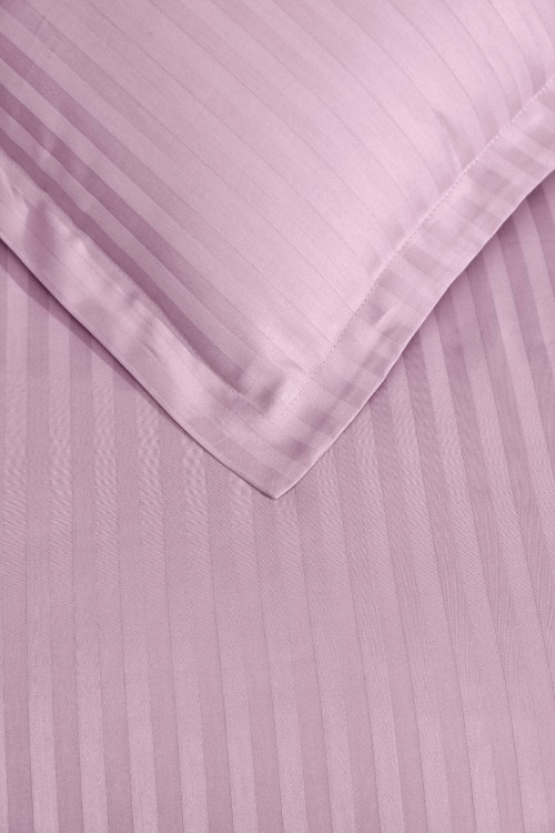 Однотонный лиловый набор белья Vertical Stripe Sateen Lila купить