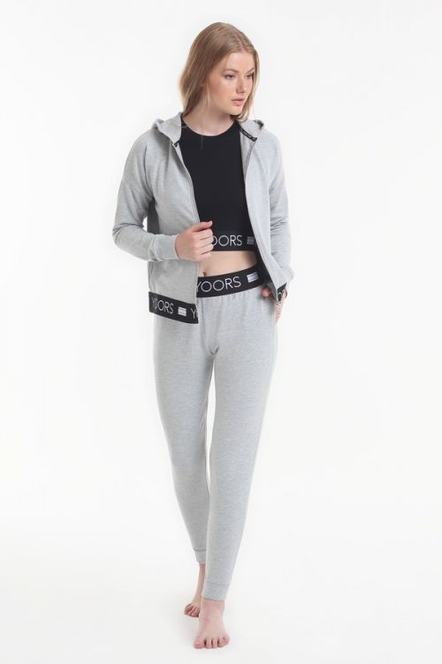Женский комплект Yoors Star (кофта, футболка, брюки) Y2019AW0031 серый