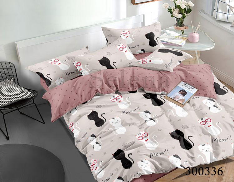 Комплект постельного белья Мартовские котята сатин