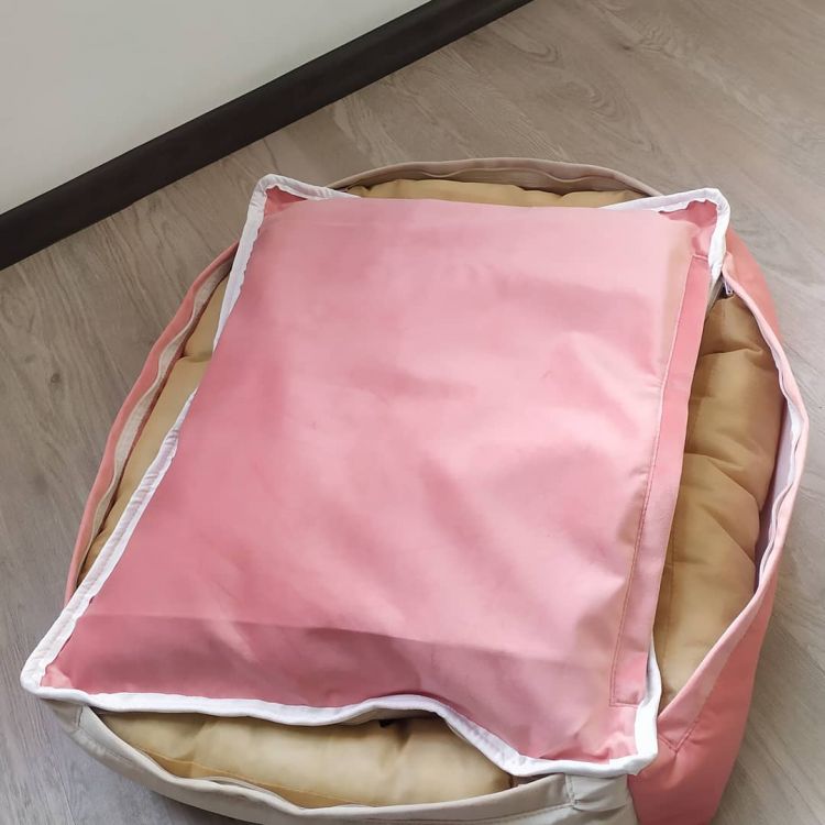 Лежак для собакак розовый купить в Киеве