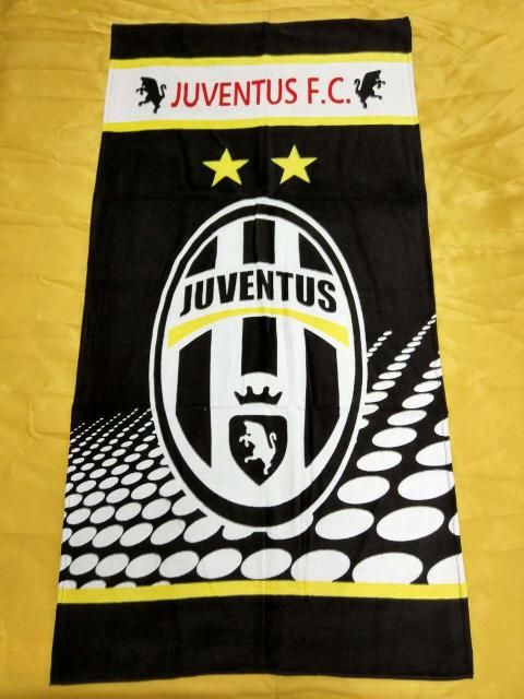 Махровое полотенце с логотипом ювентус