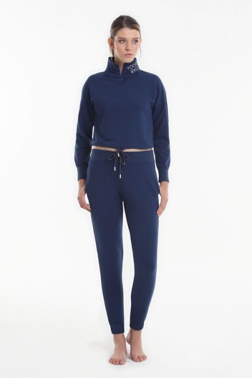 Женский комплект Yoors Star (кофта и брюки) Y2019AW0121 синий