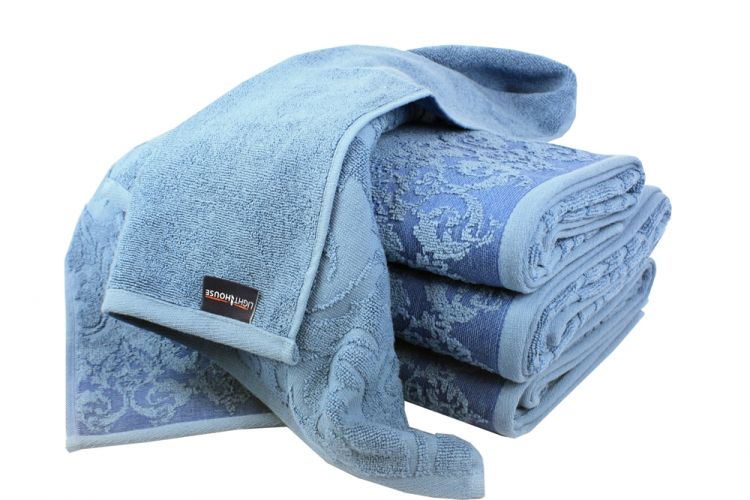 Махровое полотенце Supreme синее Турция 