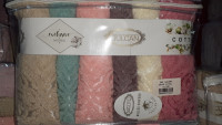 Набор полотенец Gulcan Cotton Жаккард (6 шт) Llilyum-2, хлопок
