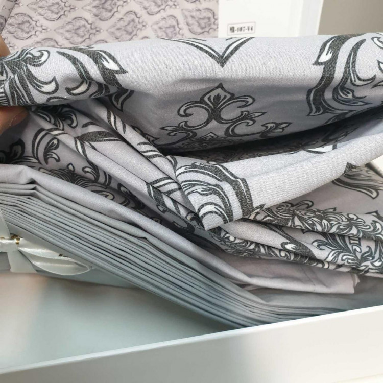 Комплект постельного белья 3D print Узоры серые в Киеве