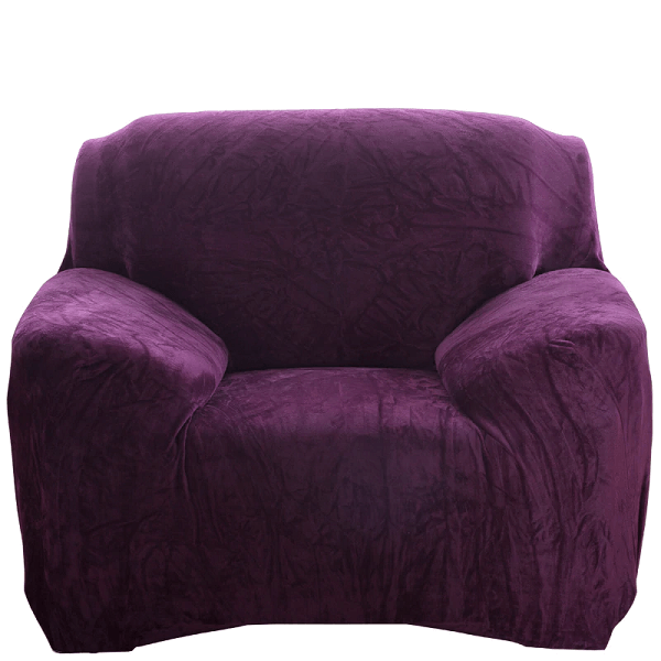 Чехол замша на кресло 90х140 Purple микрофибра