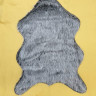 Меховый коврик для спальни Имитация шкуры V-8 серый, акрил