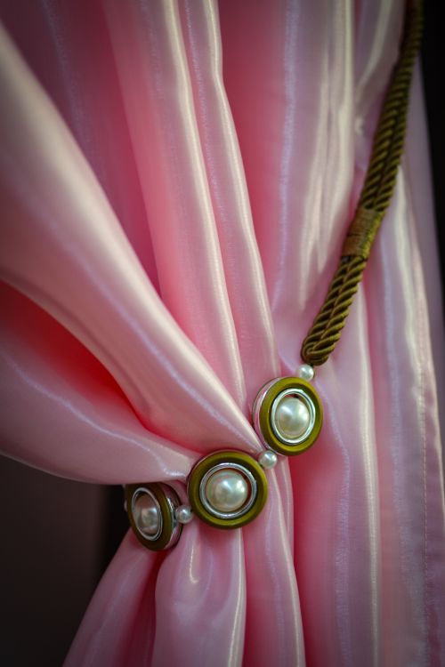 Портьера Аrya Монарай 8110 v126 розового цвета