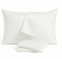 Наволочка белая сатин однотонная White U-tek