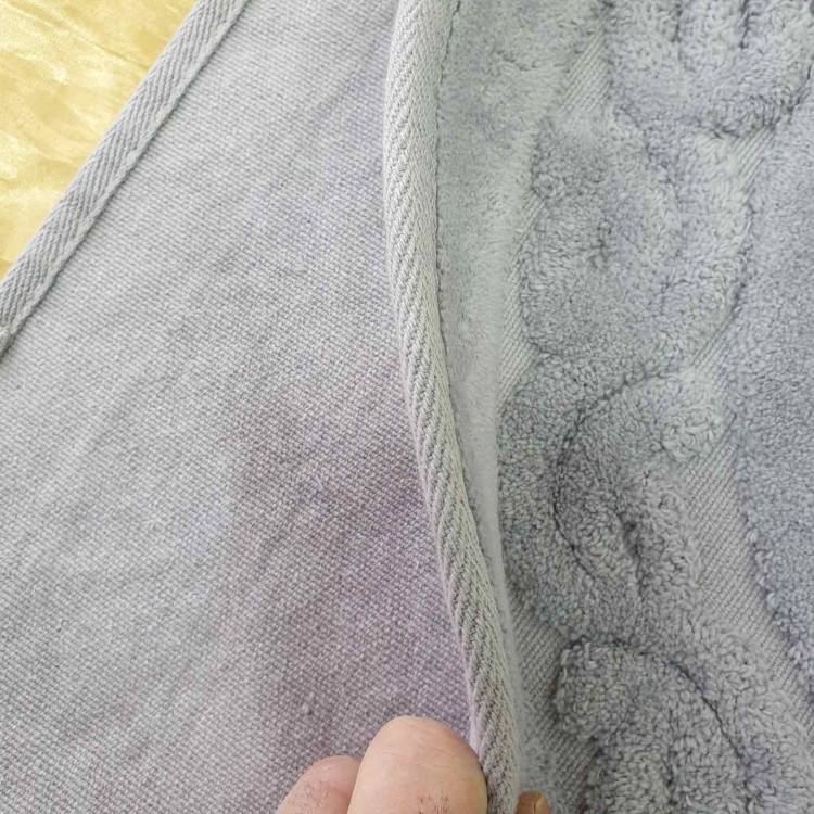 Набор овальных ковриков в ванную Cotton Mat серый в Киеве