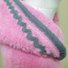 Детский махровый халат Welsoft розовый с полосками