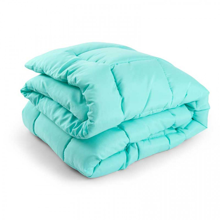Ментоловое силиконовое одеяло теплое в микрофибре квадрат купить