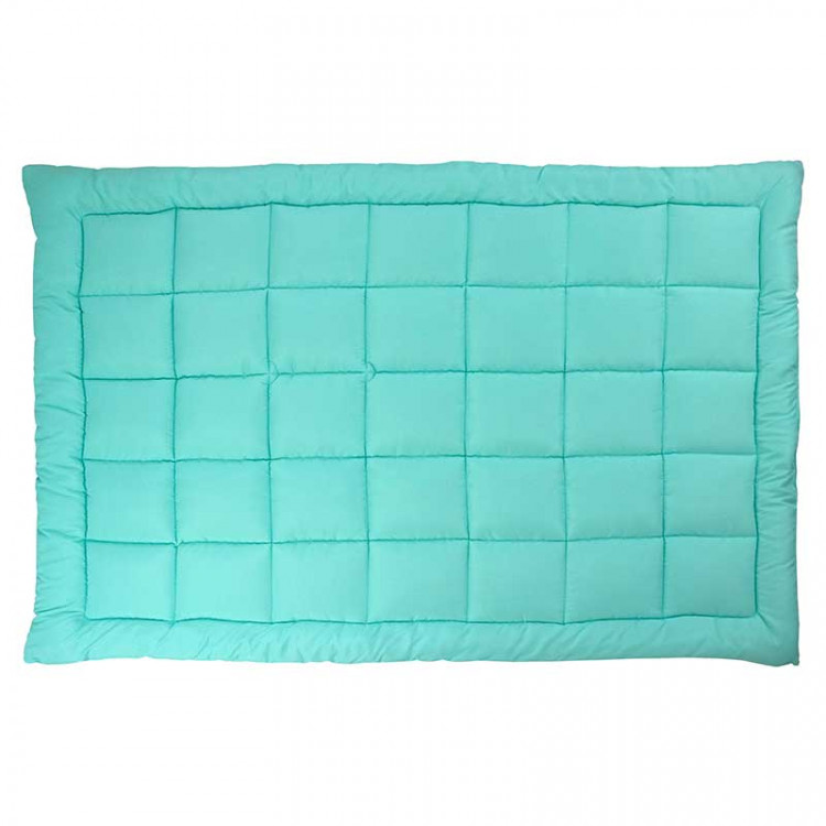 Ментоловое силиконовое одеяло теплое в микрофибре квадрат