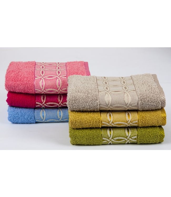 Набор махровых полотенец Binnur 70*140 (6 шт) Vip Cotton