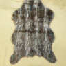 Меховый коврик для спальни Имитация шкуры V-12 коричневый, акрил