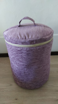 Текстильная корзина для игрушек и вещей Rizo сиреневая волна
