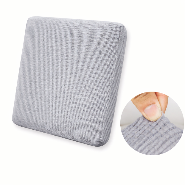 Чехол для сидений и спинок дивана серый трикотаж жаккард 3 Чехол для сидений и спинок дивана серый трикотаж жаккард 3