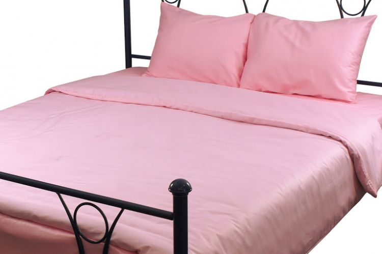 Розовое постельное белье Руно