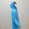 Подростковый махровый халат Welsoft бирюзового цвета с полосками