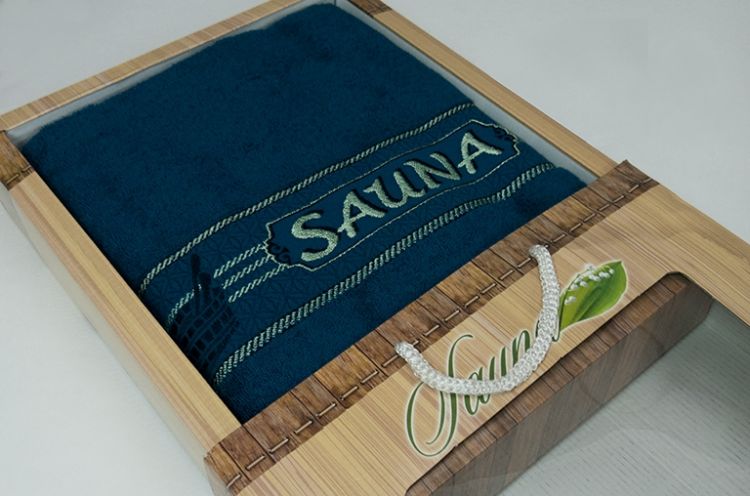 Морская волна махровое полотенце для сауны Sauna