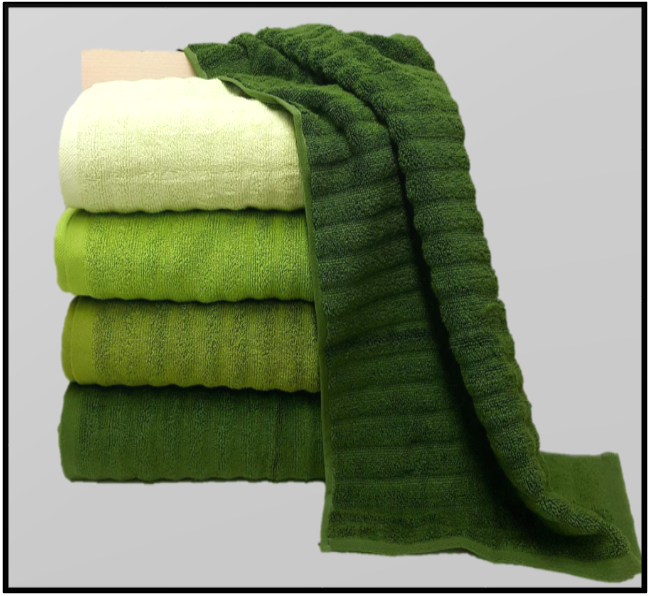 Набор полотенец Microsoft   70*140 в зеленом цвете