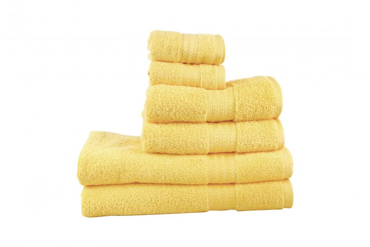 Махровое полотенце RAINBOW желтое