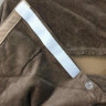 Мужской набор в сауну с полотенцем коричневый, махра-велюр в киеве