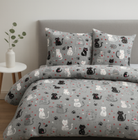 Комплект постельного белья бязь Котофей