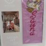 Женское полотенце для сауны розовое
