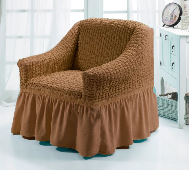 Чехол для мебели (кресло) какао