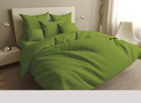 Комплект постельного белья бязь Ромбики Зеленые