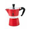 Кофеварка гейзерная 6 чашек Bialetti Moka E Color 0004943 красная