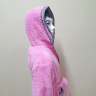 Подростковый махровый халат Welsoft розового цвета с полосками в Киеве
