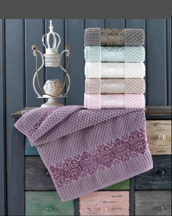 Набор полотенец Cestepe Cotton Delux (6 шт) Ella, жаккард