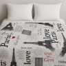  Летнее стеганое покрывало-одеяло «Paris Love» 1