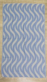 Пляжное полотенце Pestemal Cestepe waves light blue