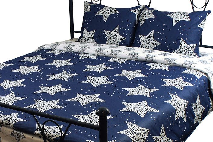Набор постельного белья Сатин Руно с звездами
